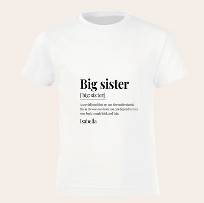 T-shirt - Big brother/sister print